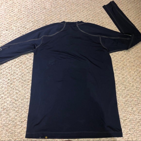 Navy Compression T - Picture 2 of 3